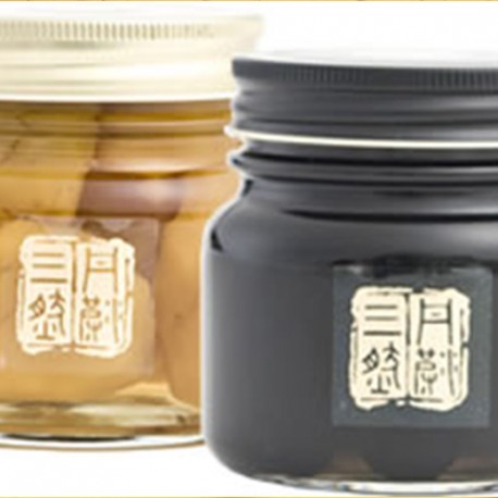 丹波產栗子甘露煮／黑豆煮 2入 瓶裝禮盒