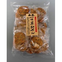 一口草加芝麻煎餅