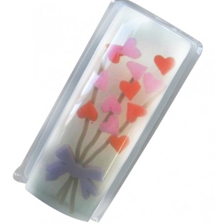 愛心花束圖樣羊羹(優格味)